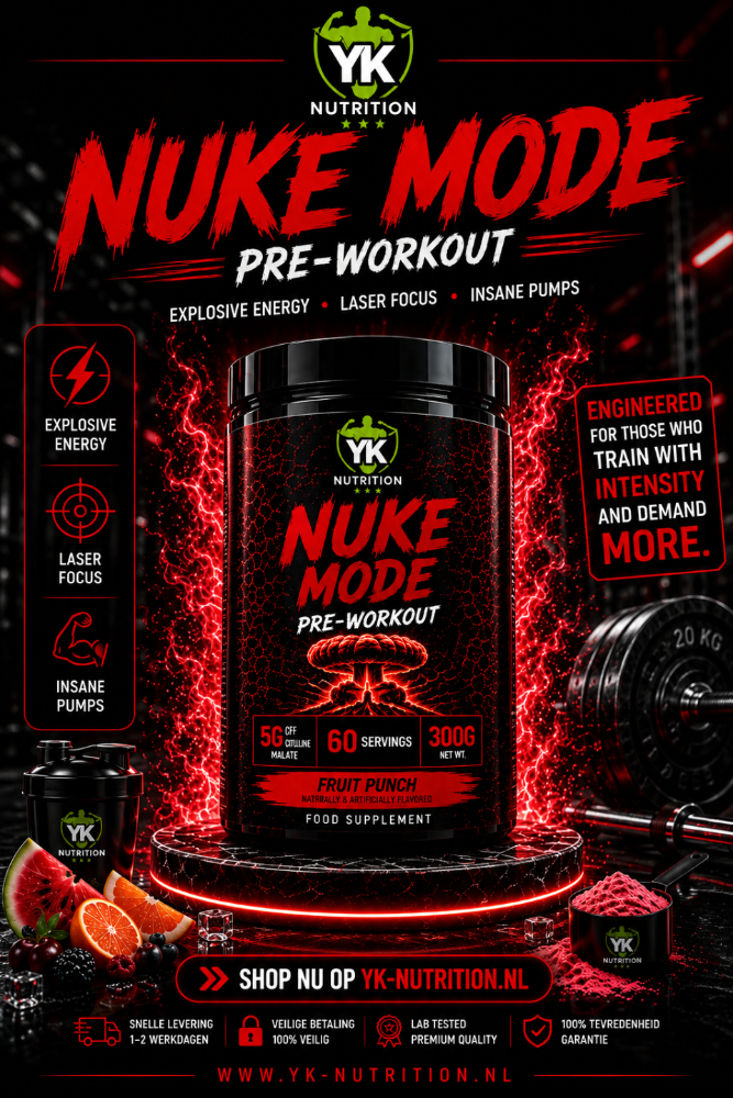 YK Nutrition Pre-Workout Nuke Mode