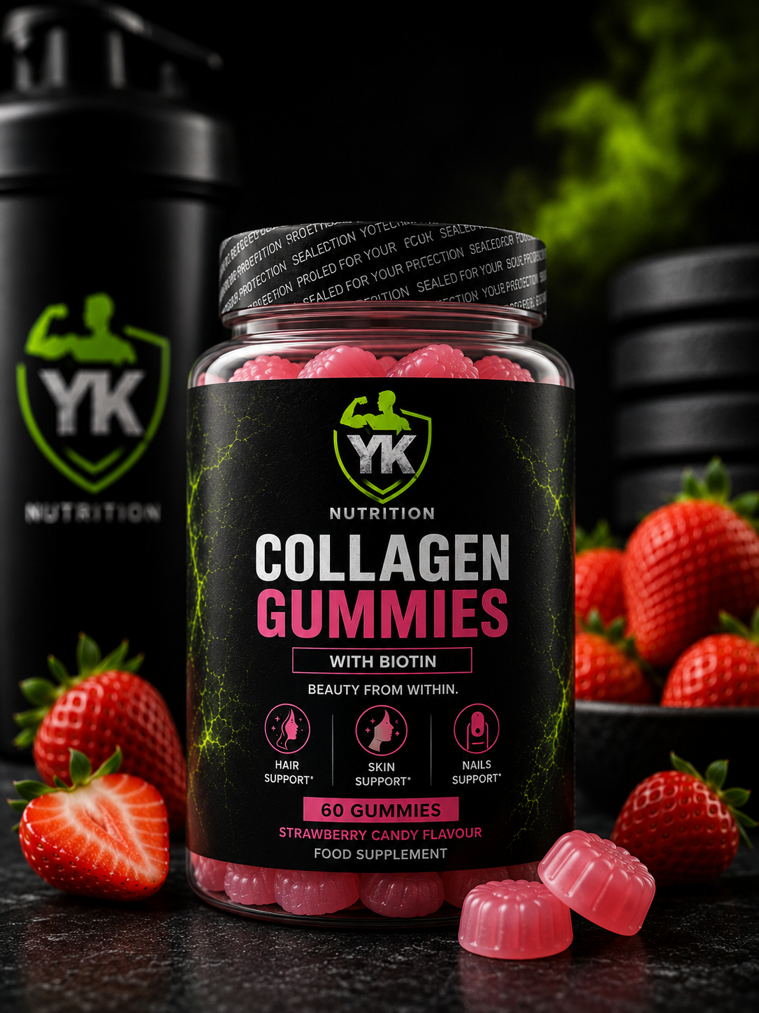 YK Nutrition Collageen gummies