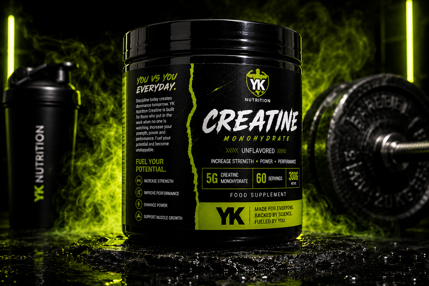 YK Nutrition Creatine Monohydrate